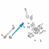 OEM 2011 Lincoln Navigator Upper Shaft Diagram - FL1Z-3E751-C