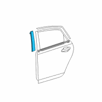 OEM 2013 Toyota Prius Plug-In Applique Diagram - 75761-47020