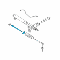 OEM GMC Inner Tie Rod Diagram - 19207100