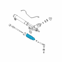 OEM 2003 Chevrolet Express 3500 Boot Kit, Steering Gear Diagram - 26095476