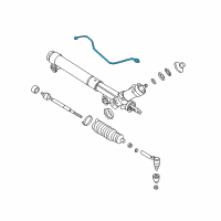 OEM 2005 GMC Savana 1500 Pipe Asm, Steering Gear Diagram - 26098127