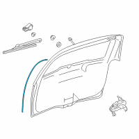 OEM 2005 Pontiac Montana Washer Hose Diagram - 15871539