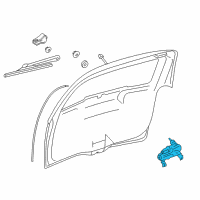 OEM Chevrolet Uplander Rear Motor Diagram - 20815337