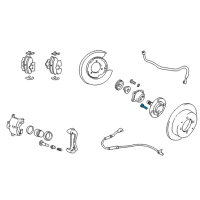 OEM 2003 Hyundai XG350 Bolt-Hub Diagram - 51752-37000