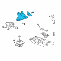 OEM Cadillac CT6 Mount Bracket Diagram - 84144608