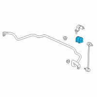 OEM 2019 Honda Odyssey Bush, Front Stabilizer Holder Diagram - 51306-THR-A52