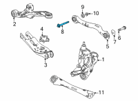 OEM 2022 Acura MDX Adjust Bolt, Rear Diagram - 90173-TYA-A00