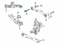 OEM Acura Adjust Bolt, Rear Diagram - 90173-TYA-A00