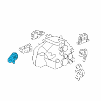 OEM 2010 Saturn Vue Rear Mount Diagram - 25869277