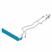 OEM 2020 BMW 740i xDrive Transmission Oil Cooler Diagram - 17-21-8-619-387