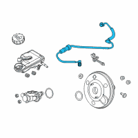 OEM 2018 Ford Focus Vacuum Tube Diagram - BV6Z-2420-A