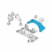 OEM 2005 BMW Z4 Gearbox Support Diagram - 22-32-1-096-931