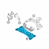 OEM 2005 BMW Z4 Gearbox Support Diagram - 22-31-6-760-531