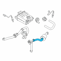 OEM Nissan Pathfinder Hose-Emission Control Diagram - 14912-3KY2D