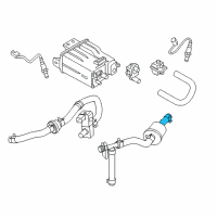 OEM Infiniti QX60 Hose-Emission Control Diagram - 14912-3KY1C