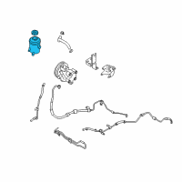 OEM 2008 Kia Rio5 Reservoir Assembly-Power Diagram - 571501G000