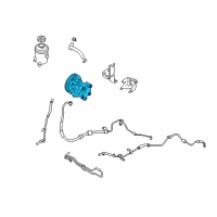 OEM Kia Rio Pump Assembly-Power STEE Diagram - 571001G000