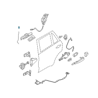 OEM BMW X6 Operating Rod, Door Rear Left Diagram - 51-22-7-180-013