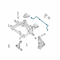 OEM 2013 Nissan Altima Stabilizer-Front Diagram - 54611-JA00A