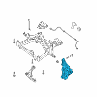 OEM 2008 Nissan Altima Spindle - KNUCKLE, RH Diagram - 40014-JA02A