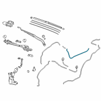 OEM Honda CR-V Tube (4X7X1320) Diagram - 76865-TP6-A01