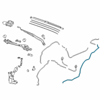 OEM 2019 Honda CR-V Tube (4X7X2390) Diagram - 76895-TLA-A01