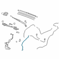 OEM 2022 Honda CR-V Tube (4X7X1170) Diagram - 76828-TLA-A01