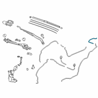 OEM 2017 Honda CR-V Tube, FR. Washer (710MM) Diagram - 76853-S3M-A01