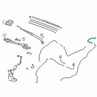 OEM 2018 Honda CR-V Tube, FR. Washer (710MM) Diagram - 76853-S3M-A01