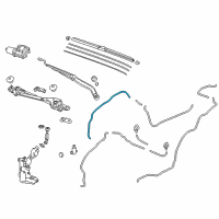 OEM 2017 Honda CR-V Tube (4X7X1190) Diagram - 76824-TLA-A01