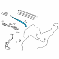 OEM 2018 Honda CR-V Arm, Windshield Wiper (Passenger Side) Diagram - 76610-TLA-A01