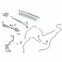 OEM 2022 Honda CR-V BLADE RUBBER Diagram - 76632-TZ3-A04