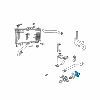 OEM 2002 Hyundai Accent Fitting-Water Outlet Diagram - 25611-26100