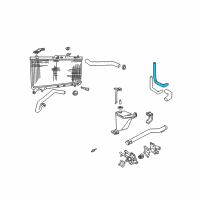 OEM Hyundai Hose "B"Assembly-Water Diagram - 25469-26102