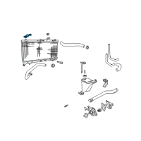 OEM Hyundai Bracket Assembly-Radiator Mounting, Upper Diagram - 25333-25550