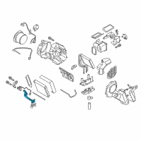 OEM 2022 Infiniti QX80 Pipe Assembly Rear Cooler High B Diagram - 92462-6JF0B