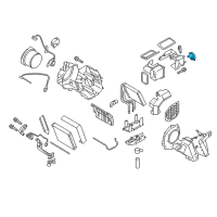 OEM Nissan Armada Mode Actuator Assembly Diagram - 27741-1LA1A