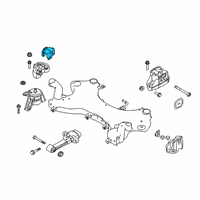 OEM 2020 Hyundai Tucson Bracket-Roll Rod Support Diagram - 45218-3F801