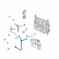 OEM 2007 Chrysler 300 Hose-Heater Return Diagram - 55038120AA