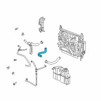 OEM Dodge Charger Hose-Radiator Inlet Diagram - 55038115AB