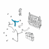 OEM Dodge Magnum Hose-Radiator Inlet Diagram - 55038117AA