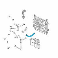 OEM Dodge Charger Hose-Radiator Outlet Diagram - 55038116AA