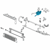 OEM Honda Accord Tank, Expansion Diagram - 1J101-6C2-A03