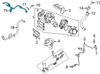 OEM Hyundai Pipe Assembly-Water Outlet Tc Diagram - 28236-2M900