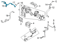 OEM Hyundai Kona PIPE ASSY-WATER OUTLET TC Diagram - 28236-2M901