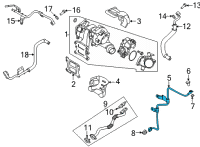 OEM 2022 Hyundai Kona PIPE ASSY-OIL FEED Diagram - 28240-2M900