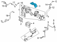 OEM Hyundai Kona Protector-Heat Diagram - 28525-2M900