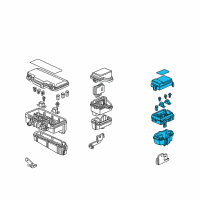 OEM Honda S2000 Box Assembly, Sub-Fuse Diagram - 38230-S2A-A01