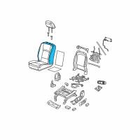 OEM Ram 1500 Seat Cushion Foam Diagram - 68064270AA