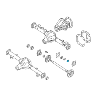 OEM Nissan Frontier Washer Lock Rear Diagram - 43064-R9000